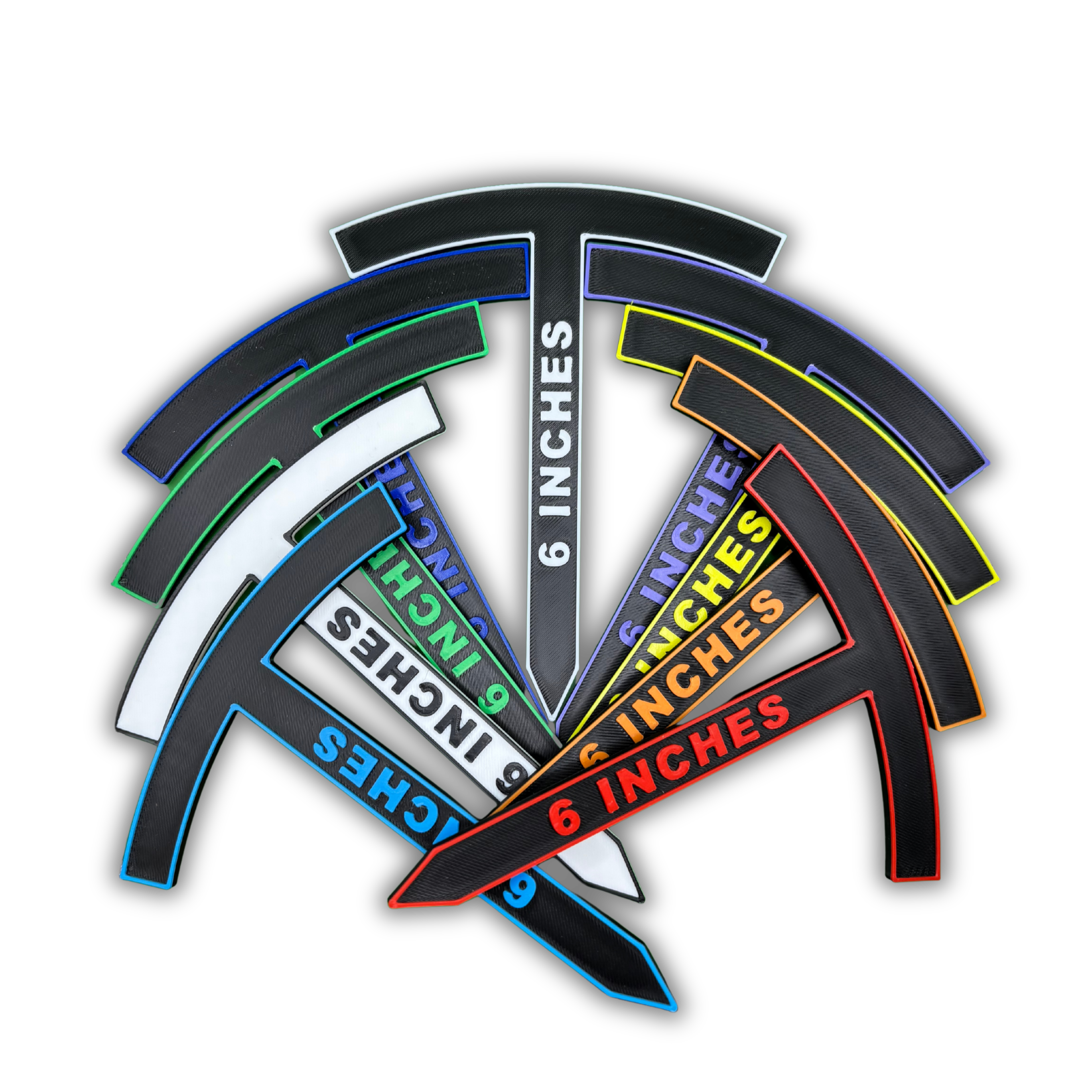 Tabletop 6 und 9 Zoll Deepstrike Messstäbe